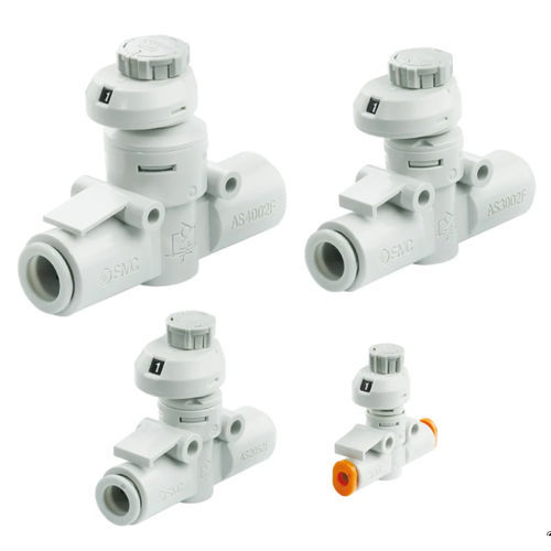 Regulador de caudal de presión diferencial - AS series - SMC PNEUMATIC - neumático / digital