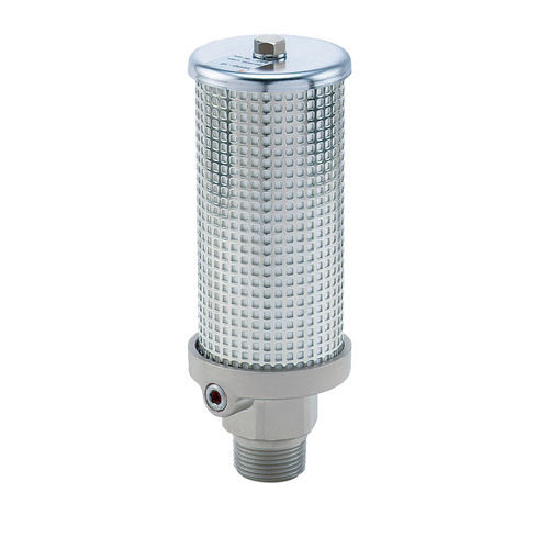 Silenciador de regulación - VCHN series - SMC PNEUMATIC - tubular / de metal