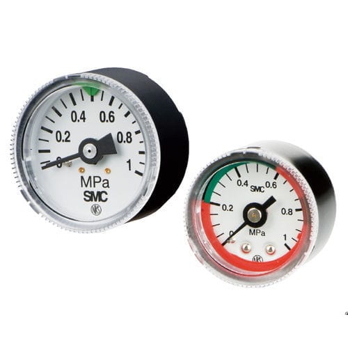 Manómetro absoluto - G series - SMC PNEUMATIC - de esfera / roscado / de tubo Bourdon