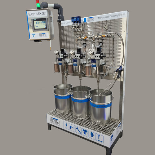 Unidad de mezcla y de dosificación bicomponente - Rainer Linz Oberflächentechnik gmbH - de cola / de pistón / robotizada