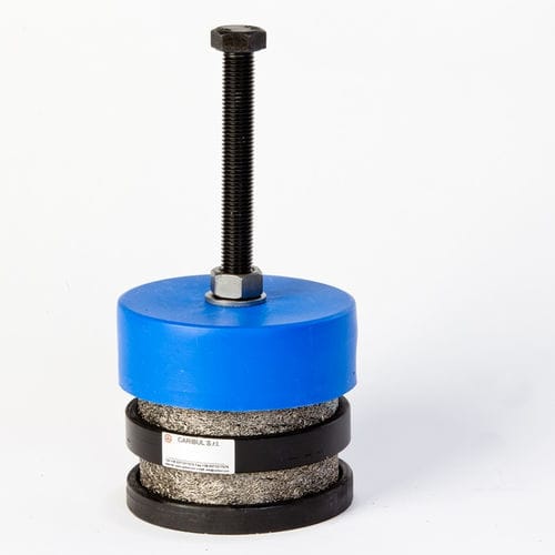 Soporte antivibratorio cuadrado - DPS/2 - CARIBUL - de acero / de acero inoxidable / de acero forjado