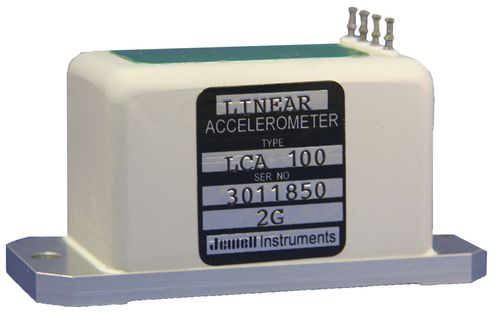 Acelerómetro de eje único - LCA-100 Series - Jewell Instruments - de cizallamiento