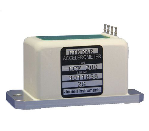 Acelerómetro de eje único - LCF-200 Series - Jewell Instruments - de cizallamiento