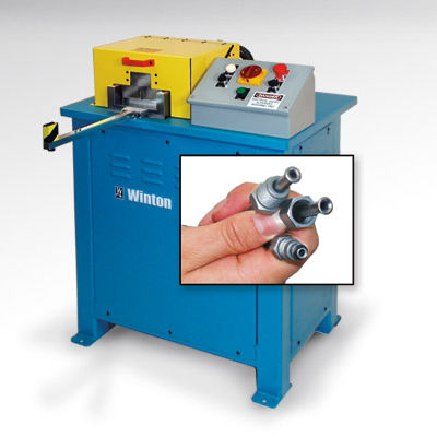 Formadora de extremos de tubo - DH25 - Winton Machine Company - de metal / controlada por PLC / hidráulica