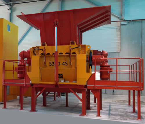 Destrozador de cuatro ejes - S 300 4S - SID Société Industrielle de la Doux SA - de desechos