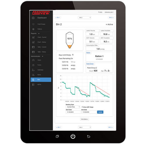 Software de gestión - FeedView - BinMaster - de gestión de existencias / nube