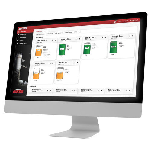 Software de supervisión - CementView - BinMaster - de almacenamiento / de planificación de tareas / de gestión de existencias