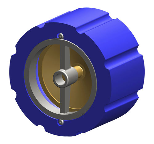 Válvula de retención de globo - 580 series - CLA-VAL Automatic Control Valves - wafer / silenciada / de muelle