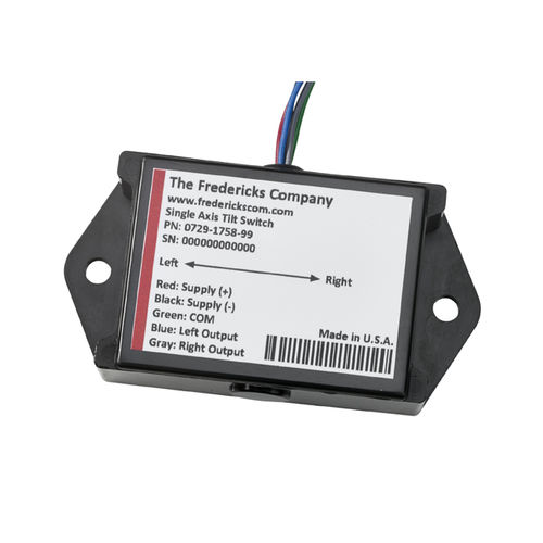 Contactor de inclinación 1 eje - 0729-1757-99 - The Fredericks Company - programable