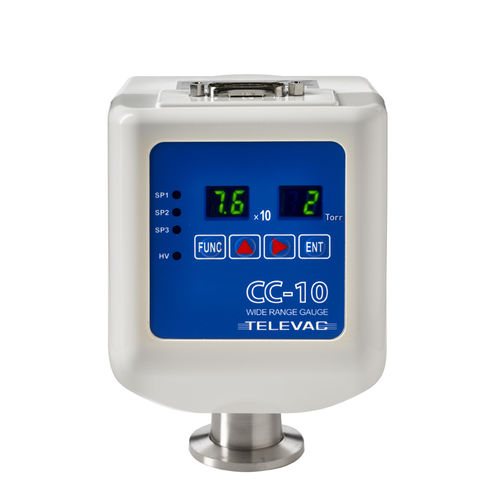 Manómetro de vacío de doble sensor - Televac® CC-10 - The Fredericks Company - digital / RS485 / con electrónica integrada