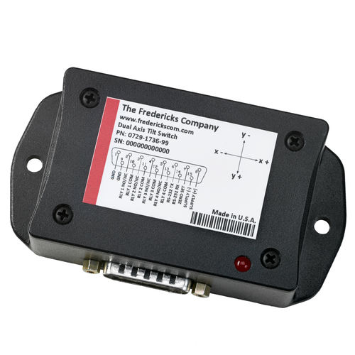 Contactor de inclinación digital - 0729-1763 series  - The Fredericks Company - 2 ejes / programable