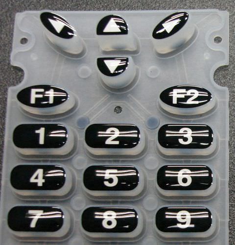 Teclado numérico 15 teclas - General Silicones Co., Ltd. - de silicona / para control de acceso