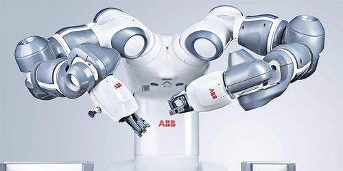 Cobot - YuMi®IRB 14000 - ABB Robotics - 7 ejes / para ensamblaje