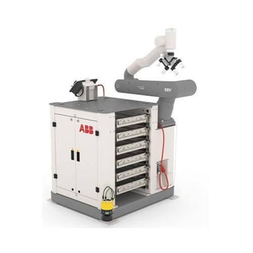 Célula robotizada de manipulación - OmniVance&trade; - ABB Robotics - de ensamblaje / para la alimentación de máquinas / con robot colaborativo
