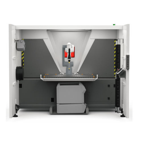 Célula robotizada de soldadura - OmniVance&trade; - ABB Robotics - de soldadura al arco / de alimentación / modificada por elastómero