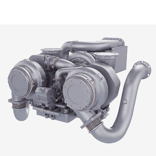 Turbocompresor compacto - Power2  - Accelleron - para motor diésel / para aplicaciones ferroviarias / para uso intensivo