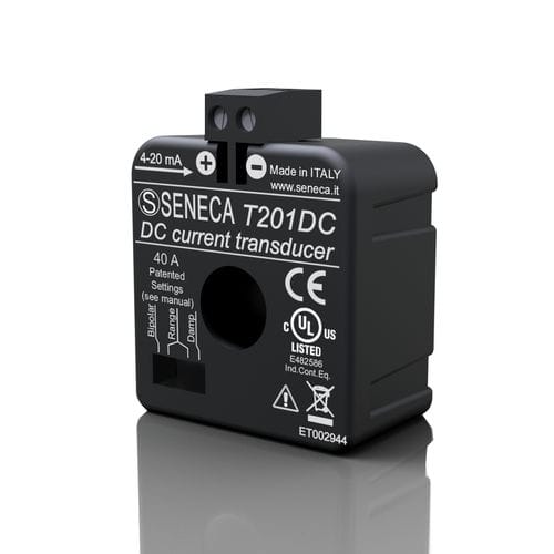 Transductor de corriente en lazo abierto - T201DC - SENECA | AUTOMATION INTERFACES - en riel DIN / DC / de tensión