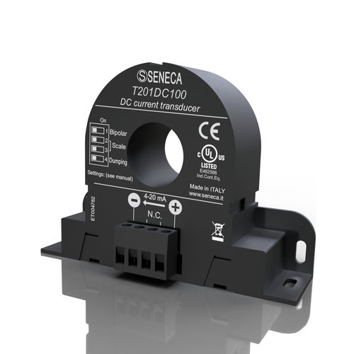 Transductor de corriente magneto-resistivo - T201DC100 - SENECA | AUTOMATION INTERFACES - en riel DIN / DC / de tensión