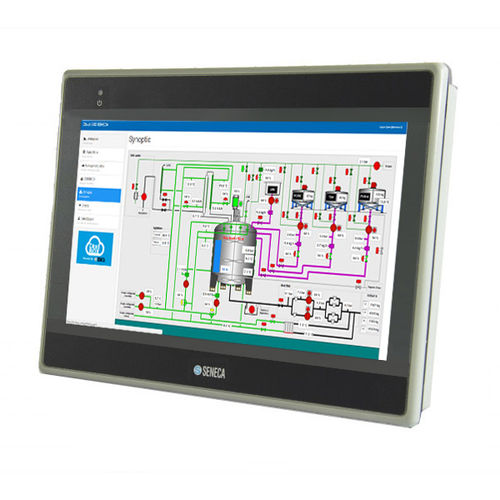 HMI con pantalla táctil - VISUAL7N - SENECA | AUTOMATION INTERFACES - empotrable / 1024 x 600 / RISC