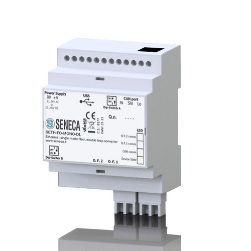 Convertidor de comunicaciones - SETH-FO series - SENECA | AUTOMATION INTERFACES - Ethernet / en serie / de fibra óptica