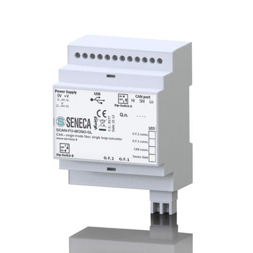 Convertidor de comunicaciones - SCAN-FO series - SENECA | AUTOMATION INTERFACES - Ethernet / de fibra óptica / CAN