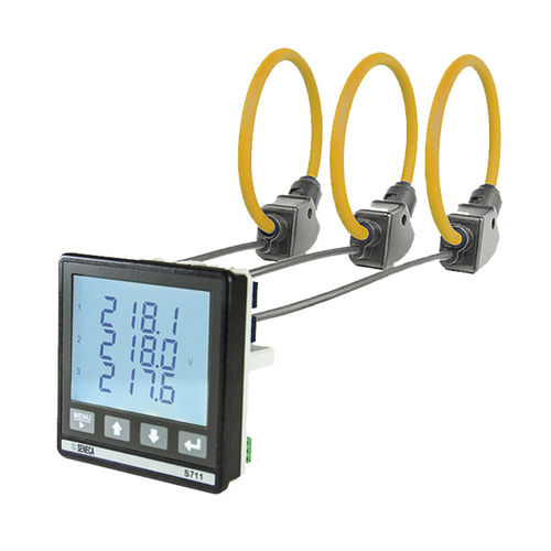 Dispositivo de medición de potencia empotrable - S711E-ROG series - SENECA | AUTOMATION INTERFACES - trifásico / con entradas Rogowski