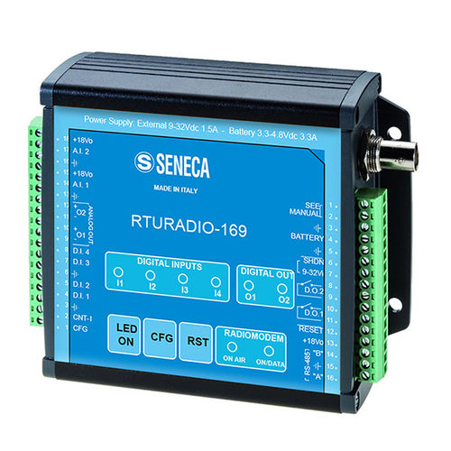 Módem punto a punto - RTURADIO-169 series - SENECA | AUTOMATION INTERFACES - repetidor / RS232 / RS485