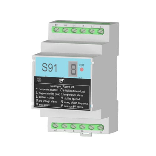 Relé de protección de corriente - S91 - SENECA | AUTOMATION INTERFACES - de tensión / de temperatura / de ausencia de fases