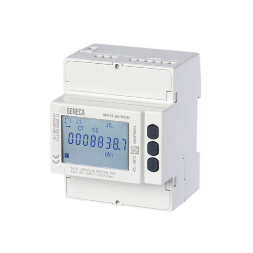 Dispositivo de medición de potencia en riel DIN - S604B series - SENECA | AUTOMATION INTERFACES - trifásico