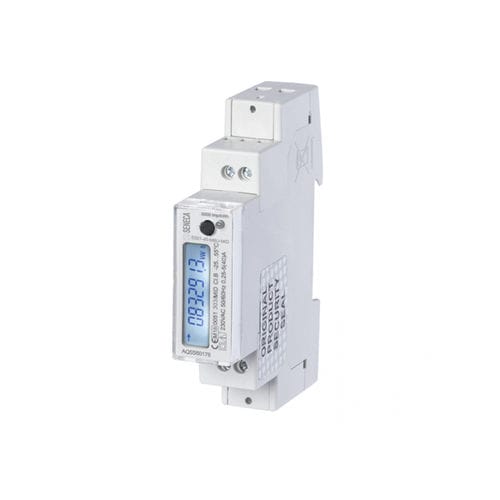 Contador de energía eléctrica monofásico - S501-40 series - SENECA | AUTOMATION INTERFACES - en riel DIN / con pantalla LCD / Modbus