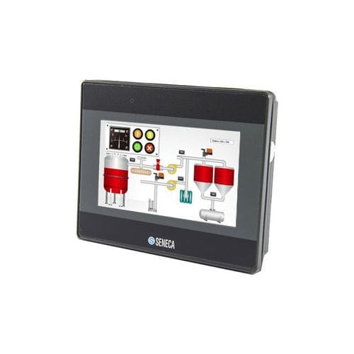 HMI con pantalla táctil resistiva - VISUAL1E - SENECA | AUTOMATION INTERFACES - empotrable / 480 x 272 / Dual Core