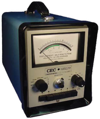 Vibrómetro para turbina - max. 260 VAC, max. 400 Hz | 1-157 - CEC Vibration Products - portátil