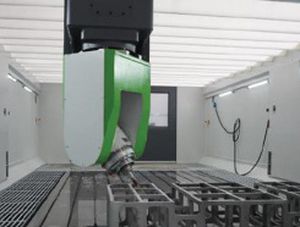 Protector de techo para máquina de aluminio - Hennig - para centros de mecanizado / translúcido
