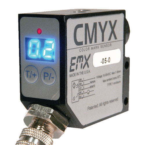Sensor de marca de color fotoeléctrico - CMYX  - EMX Industries Inc. - fino / de alta velocidad