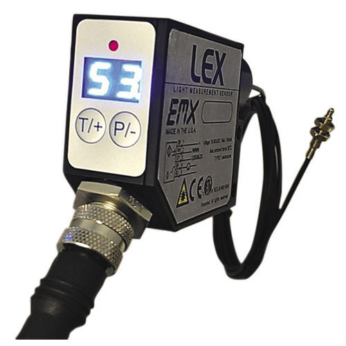 Sensor de luz visible - LEX-100 - EMX Industries Inc. - de fibra óptica / analógico