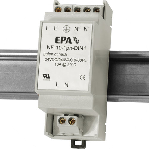 Filtro electrónico paso alto - NF-1ph-DIN1  - EPA GmbH - pasivo / RFI / compacto