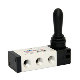 Válvula manual - 4H series - Airtac Automatic Industrial - con control neumático / para aire / de aluminio