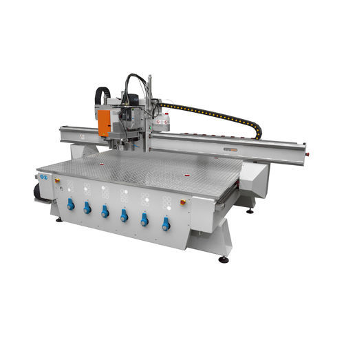 Recortadora CNC - NOTUS PLUS  - COMAC s.r.o. - 3 ejes / multihusillos / para madera