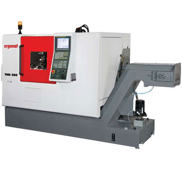 Torno CNC - TND 200 series - ergomat - horizontal / 2 ejes / de mesa inclinada