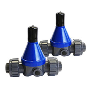 Válvula de alivio de presión de PVC - BPR series - Walchem - de PTFE / de membrana / estándar