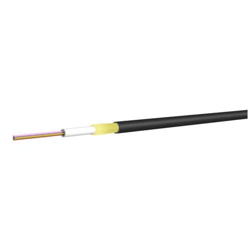Cable óptico de datos - 84150192 - HUBER+SUHNER - resistente a los productos químicos / para uso exterior / para la distribución