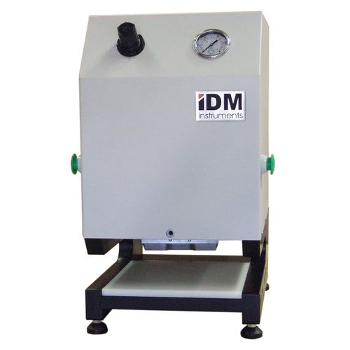 Prensa neumática - C0050 - IDM Instrument - de corte / de caucho / para material plástico