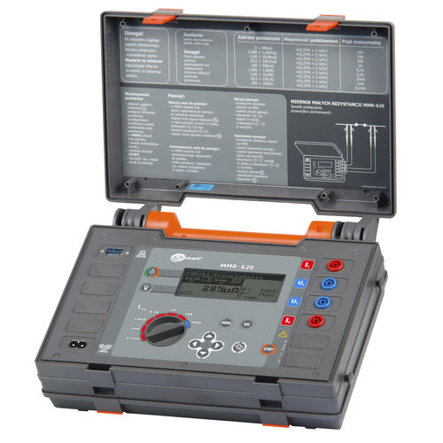 Micróhmetro digital - MMR-620 - Sonel SA - portátil / de baja resistencia / 4 hilos
