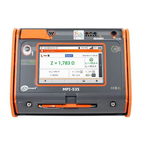 Comprobador de instalación eléctrica - MPI-535 - Sonel SA - de corriente de fuga / de tensión / de aislamiento