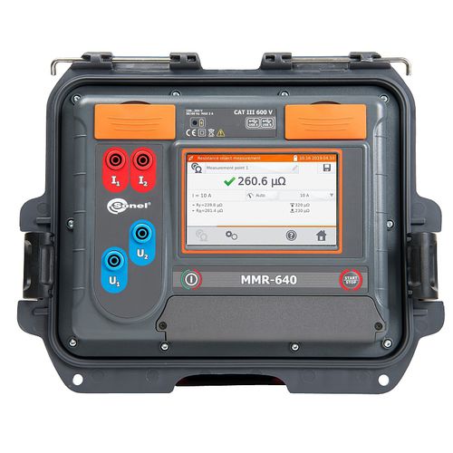 Micróhmetro digital - MMR-640 - Sonel SA - portátil / de baja resistencia / 4 hilos