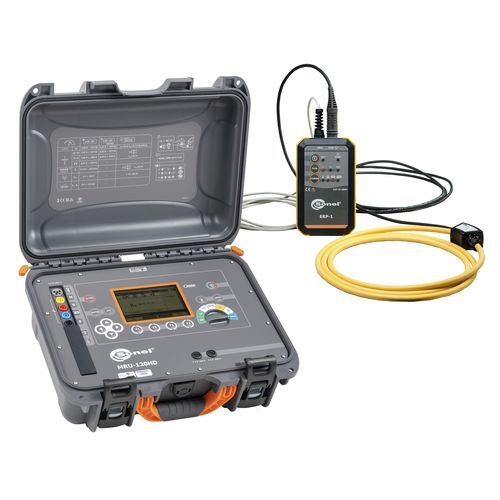 Comprobador de resistencia de tierra - MRU-120HD with ERP-1 adapter - Sonel SA - de continuidad / eléctrico / de puesta a masa