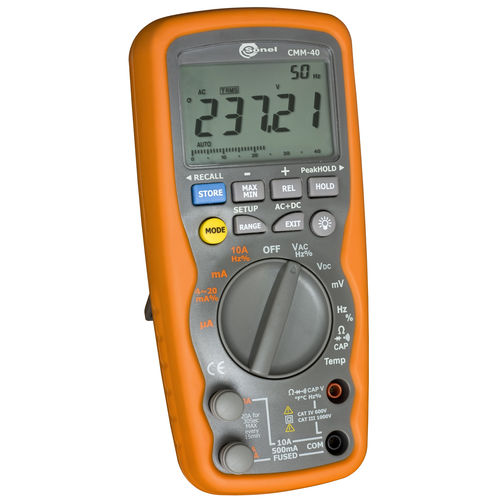 Multímetro digital - CMM-40 - Sonel SA - portátil / 1000 V / 10 A