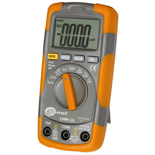 Multímetro digital - CMM-10 - Sonel SA - portátil / 600 V / 10 A
