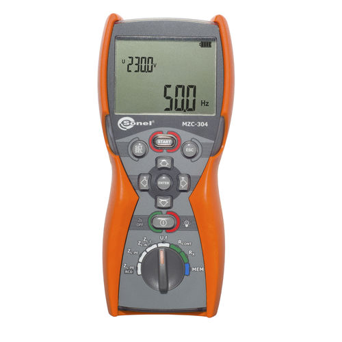Comprobador eléctrico - MZC-304 - Sonel SA - de seguridad eléctrica / de impedancia / corriente de cortocircuito