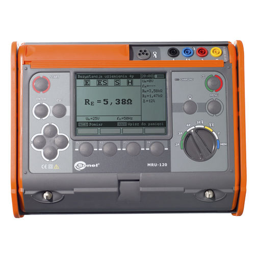 Comprobador de resistencia de tierra - MRU-120 - Sonel SA - de continuidad / eléctrico / de puesta a masa